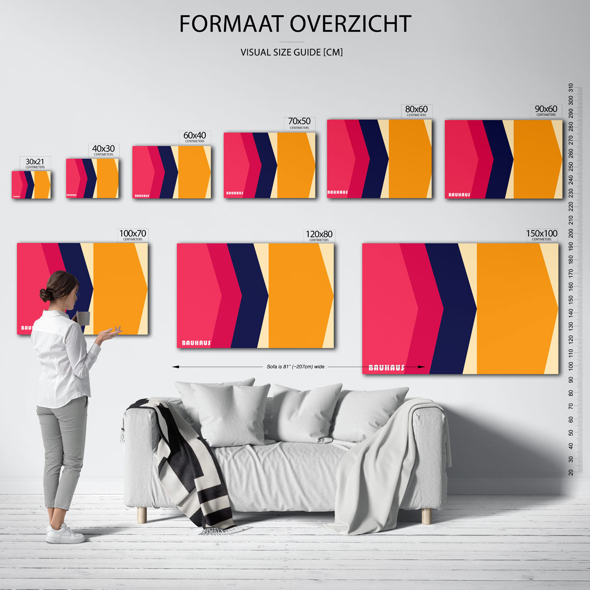 Vorm en kleurvlakken Poster