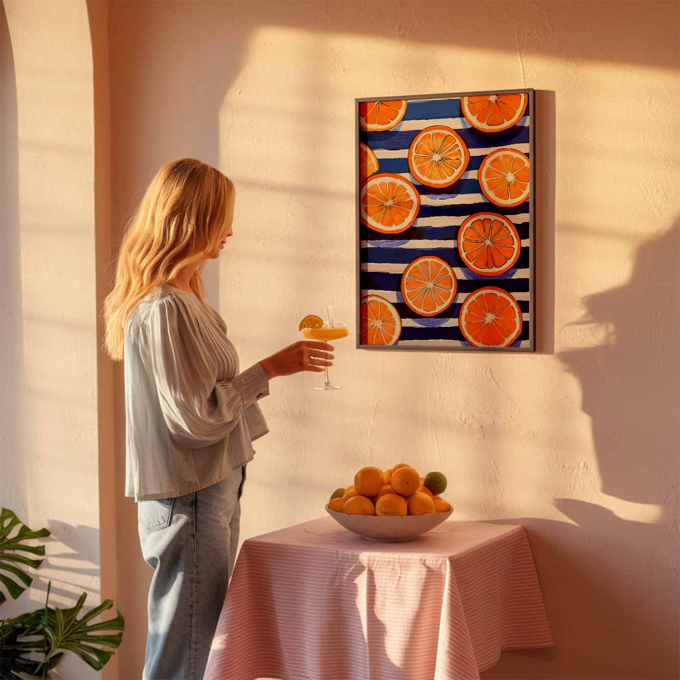 Zomerse Citrus Opfrisser Poster-WallArtistic
