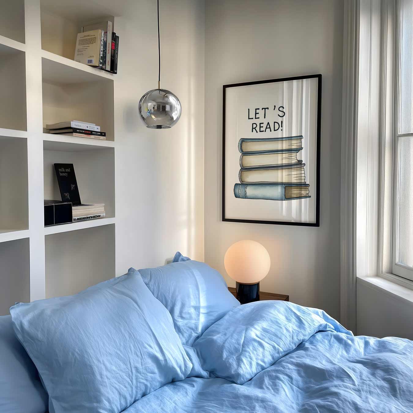 Boekenliefde Poster-WallArtistic
