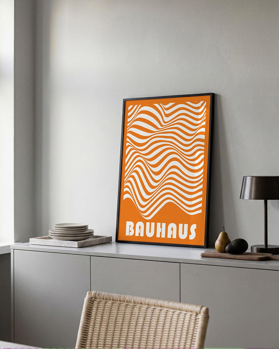 Golvend lijnenspel Poster