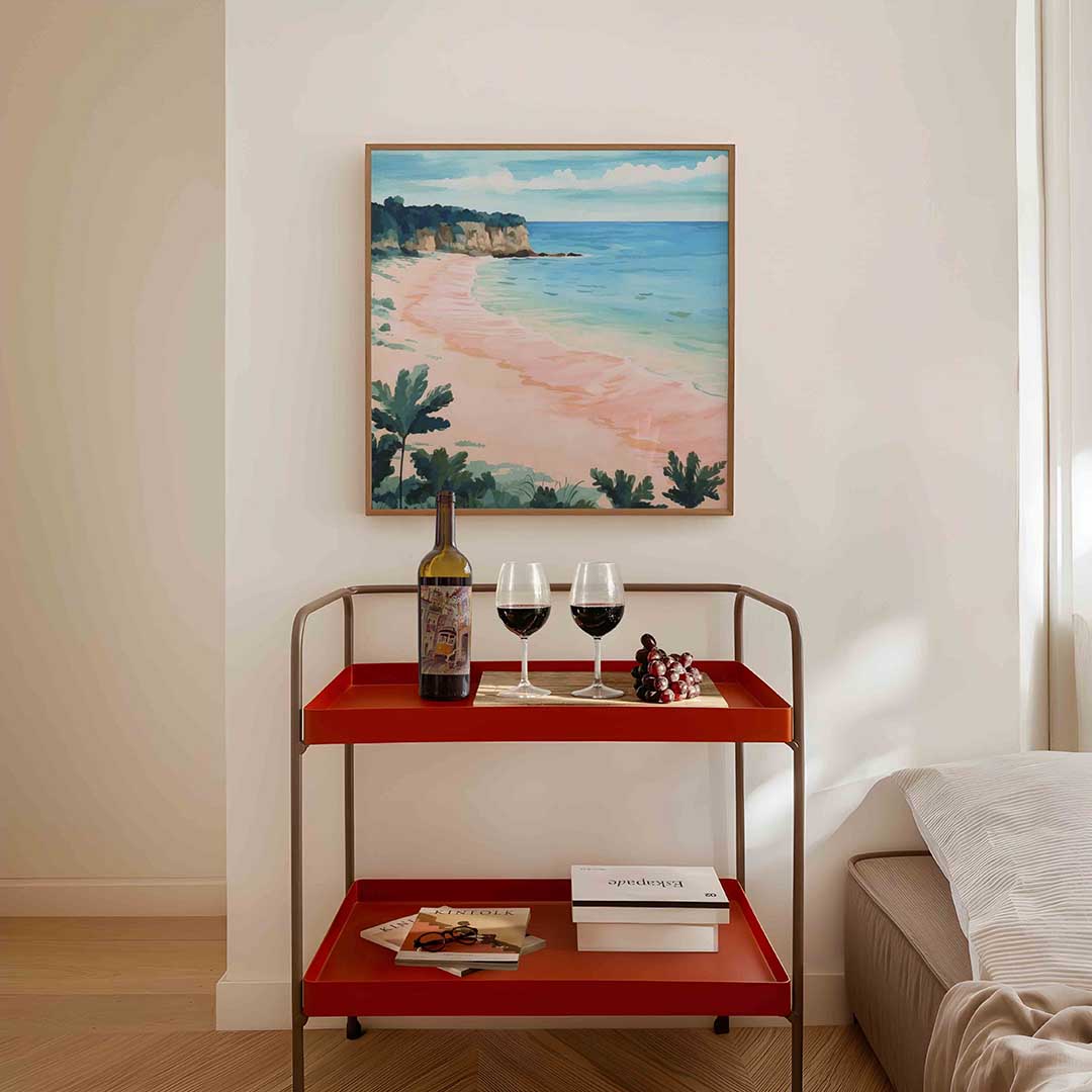 Strand en zee Poster