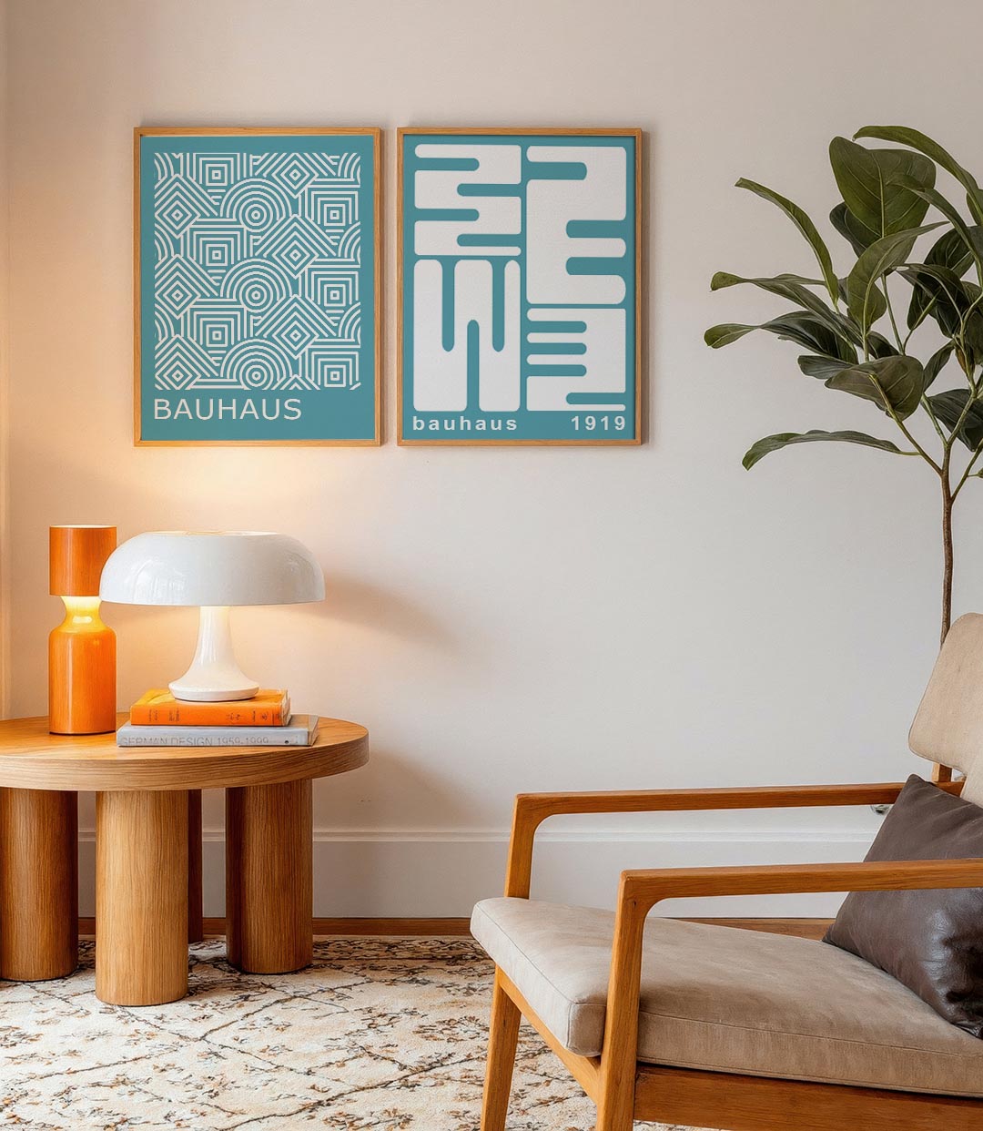 Patroon en lijnen Posterset