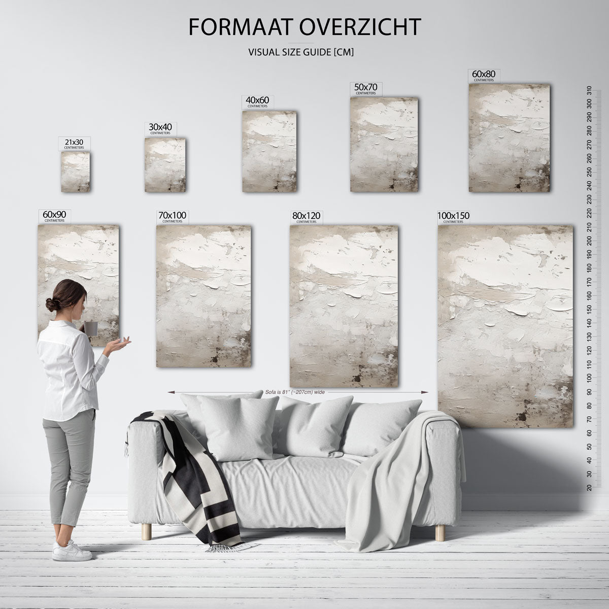 Abstracte textuur Poster