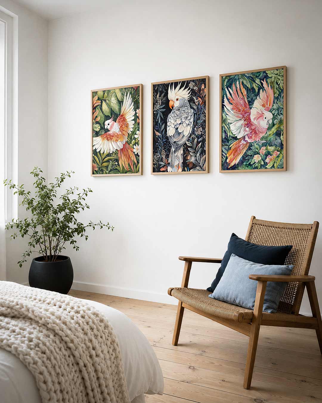 Vleugel en blad Posterset