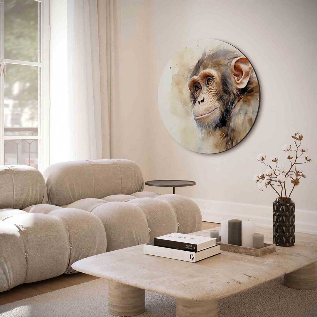 Chimpanzee Muurcirkel