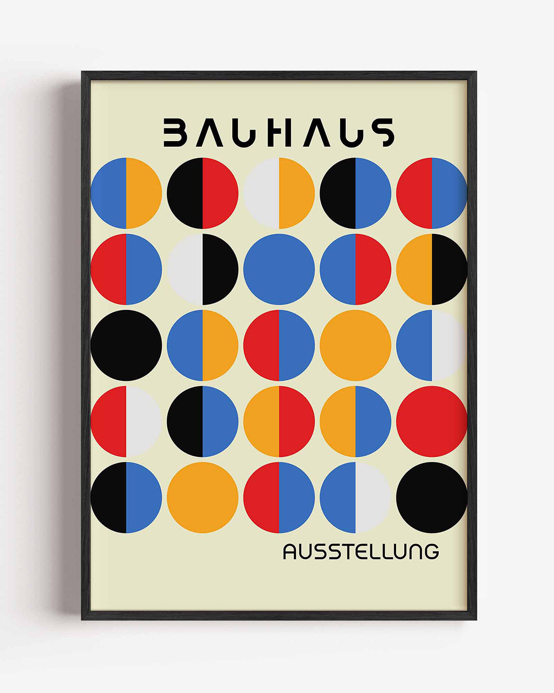 Cirkelpatroon en kleur Poster