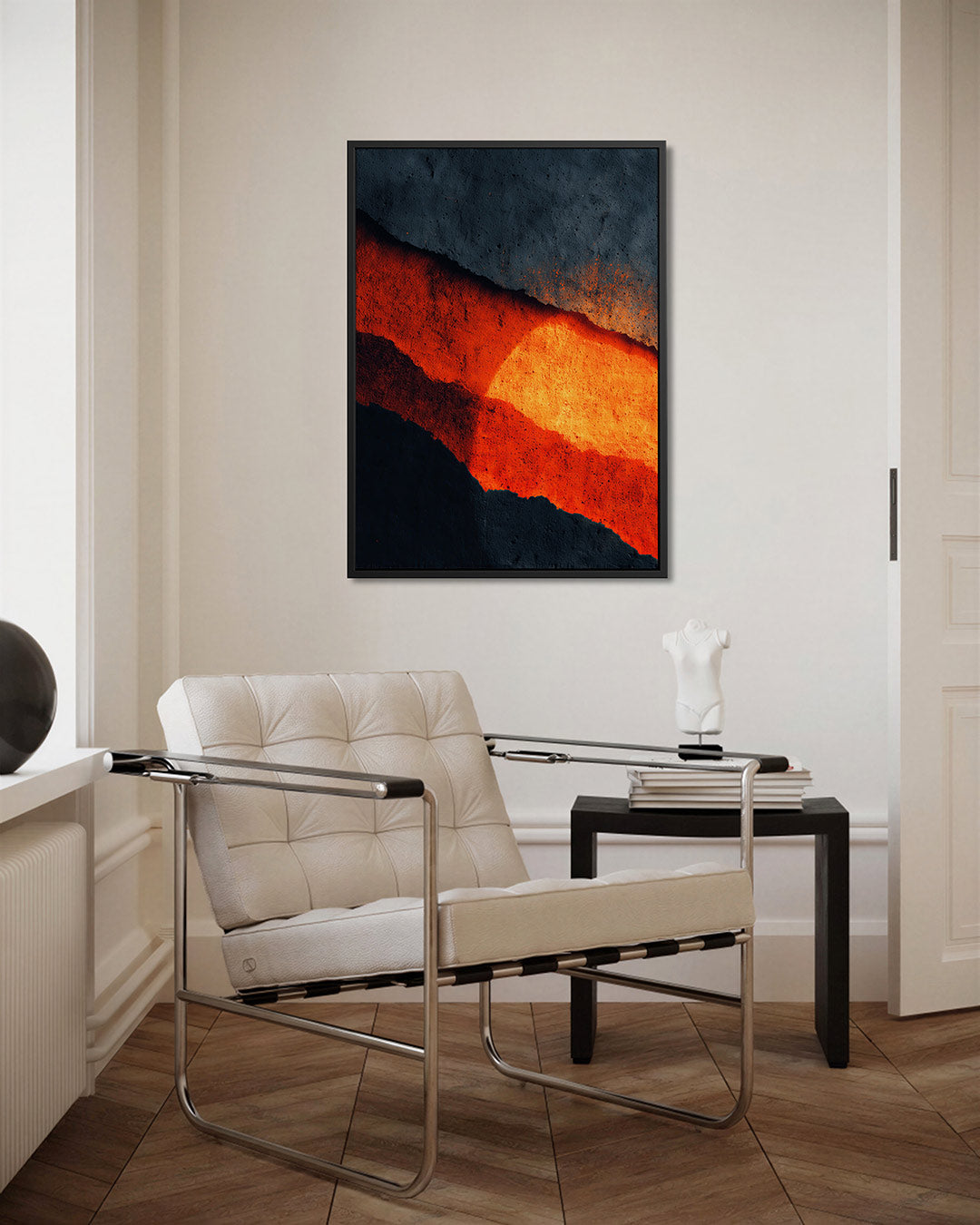 Vurige horizon Kunstwerk