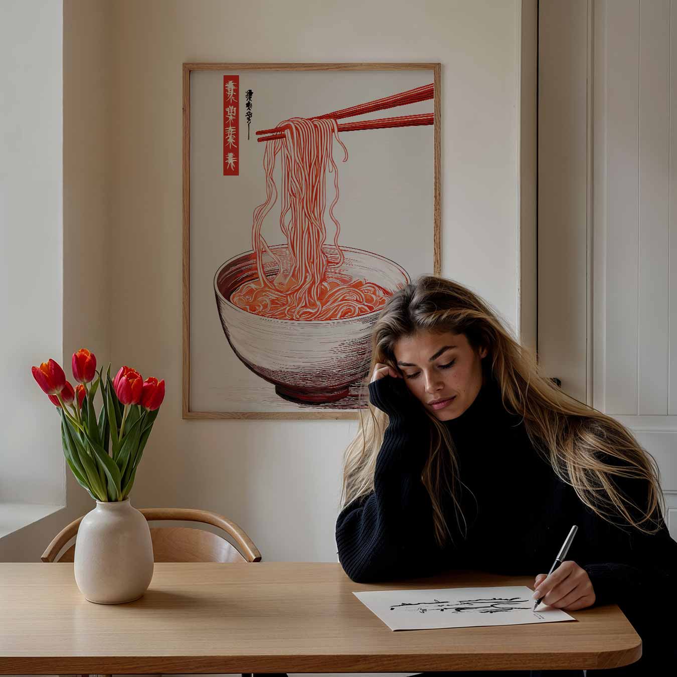 Aziatische Ramen Inspiratieposter-WallArtistic