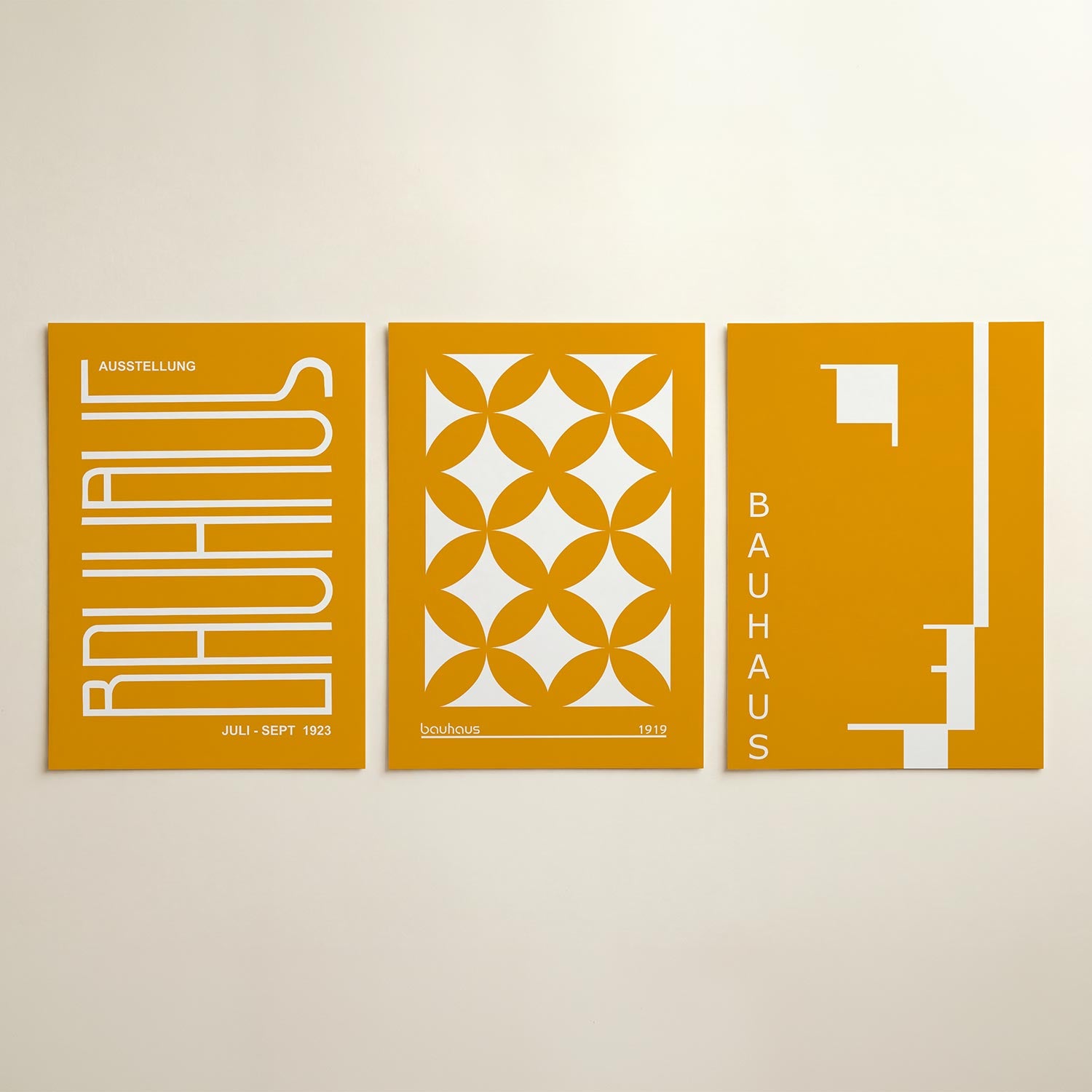 Lijnen en kleurvlakken Posterset