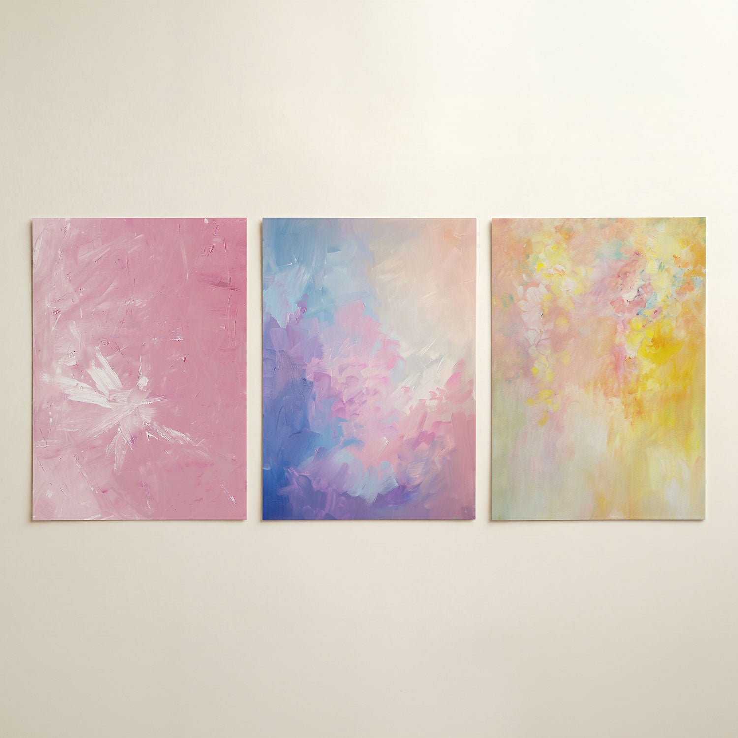 Roze vegen Posterset