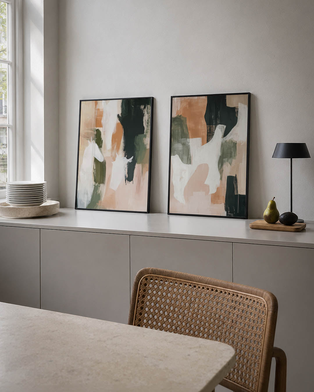 Vorm en kleurvlakken Posterset