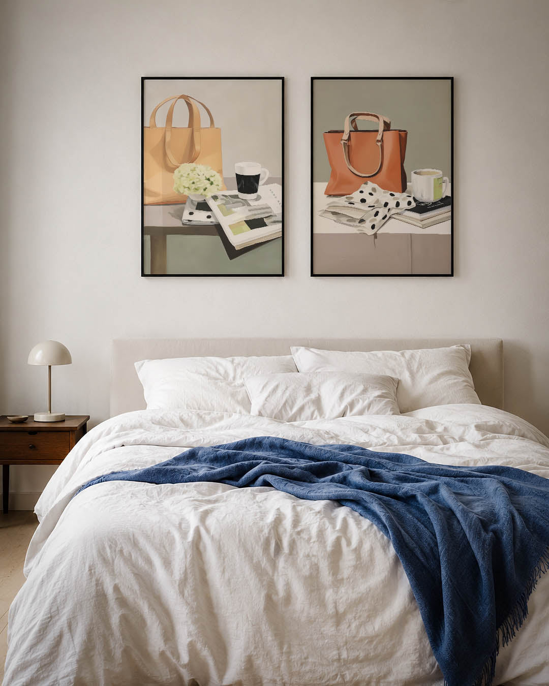 Zachte tafelscène Posterset
