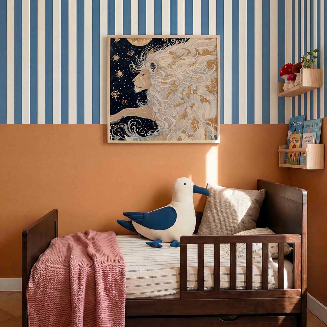 Leeuw met sterren Poster