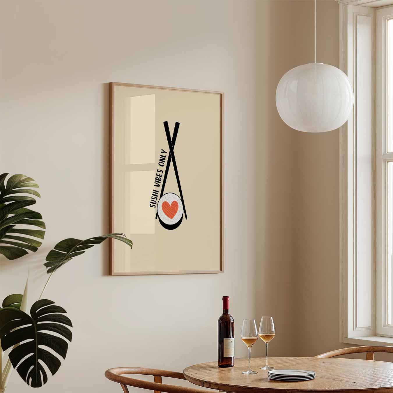 Sushi Vibes Only Poster-WallArtistic