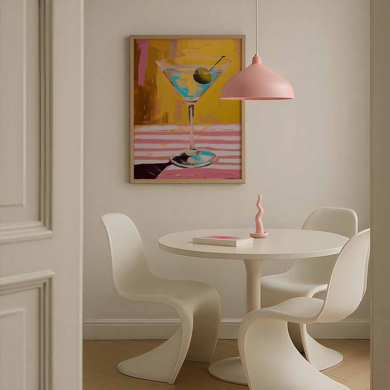 Stijlvolle Cocktail Kunst Poster-WallArtistic