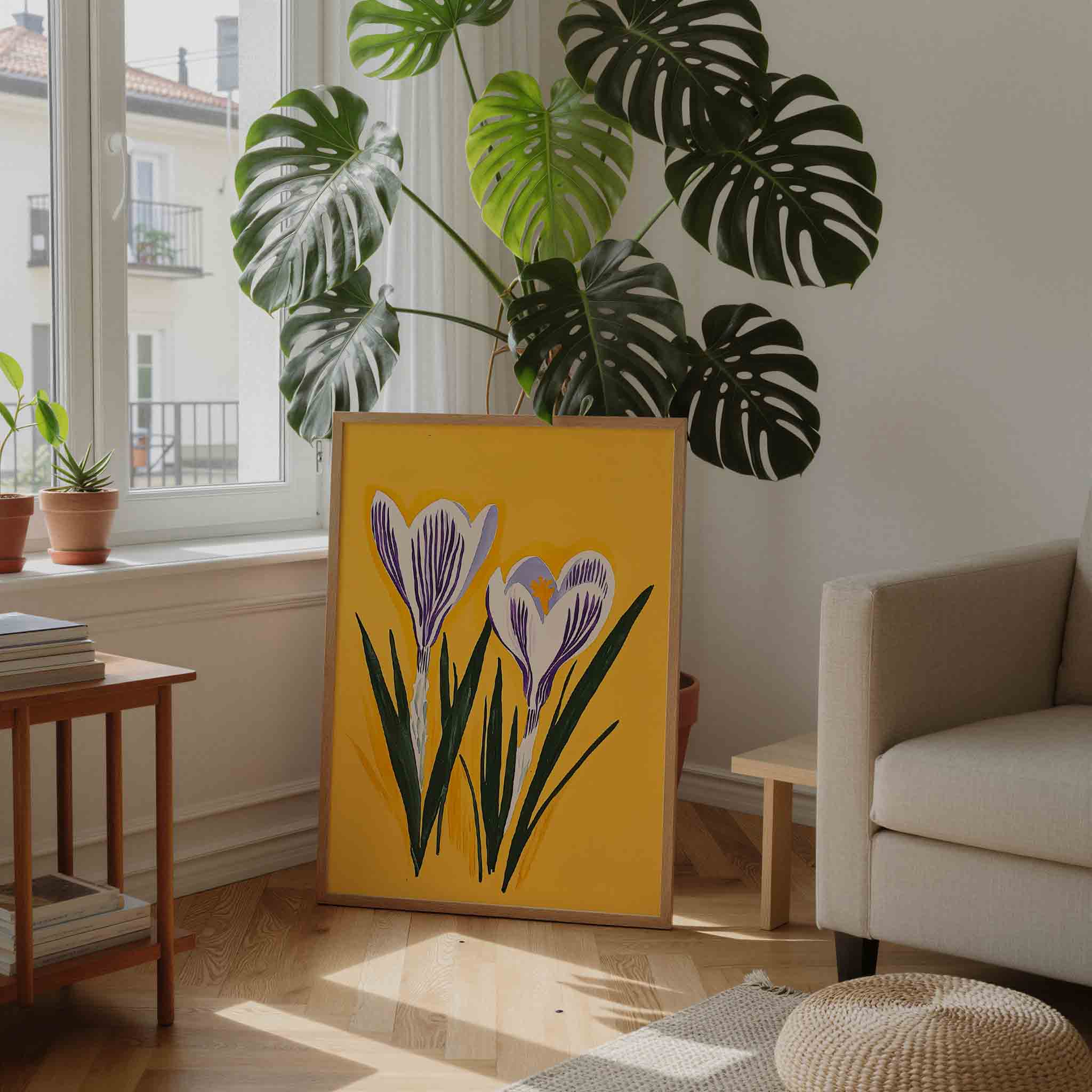 Krokusbloemen Poster