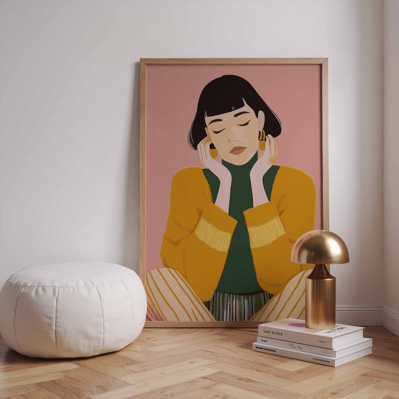 Dromerige Stijlicoon Poster-WallArtistic