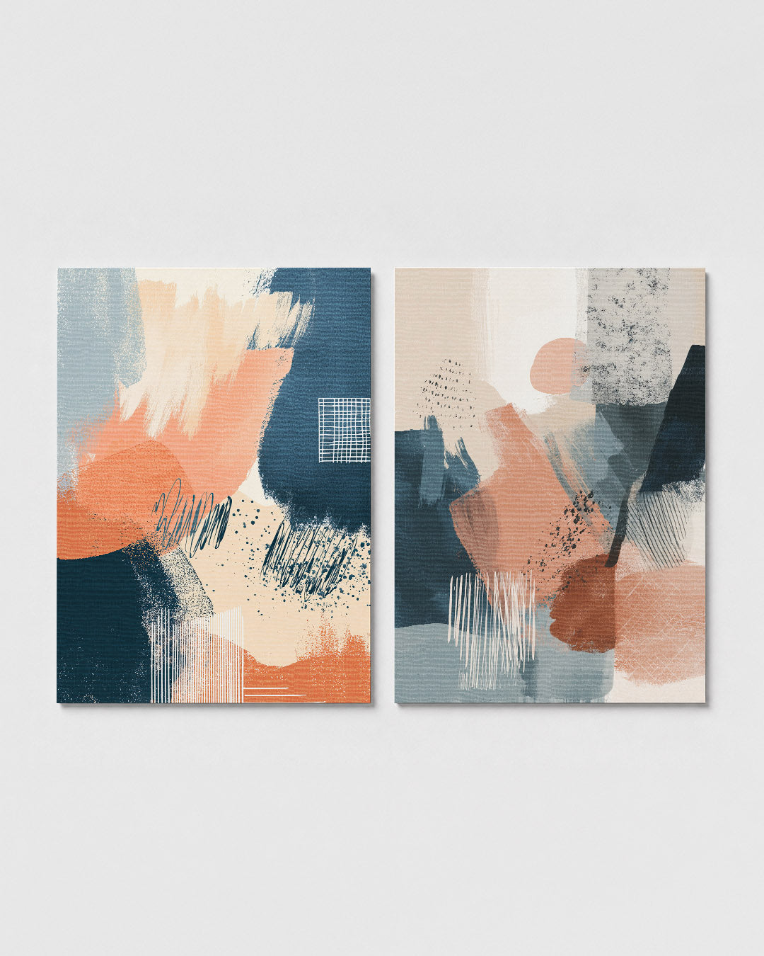 Kleurvlakken en lijnen Posterset