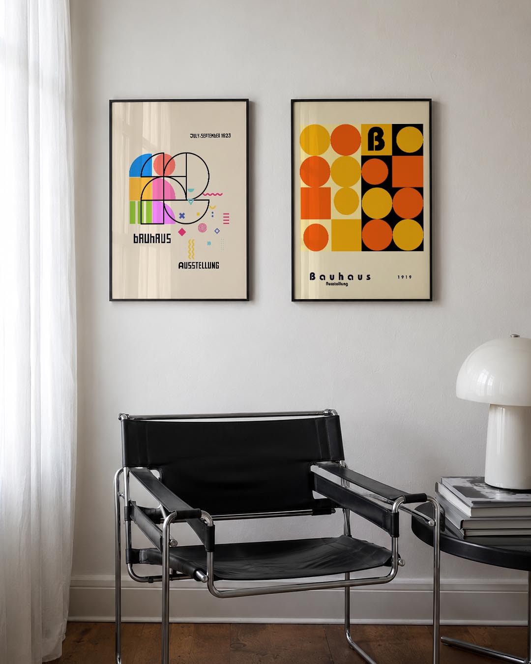 Kleurrijke vormen Posterset