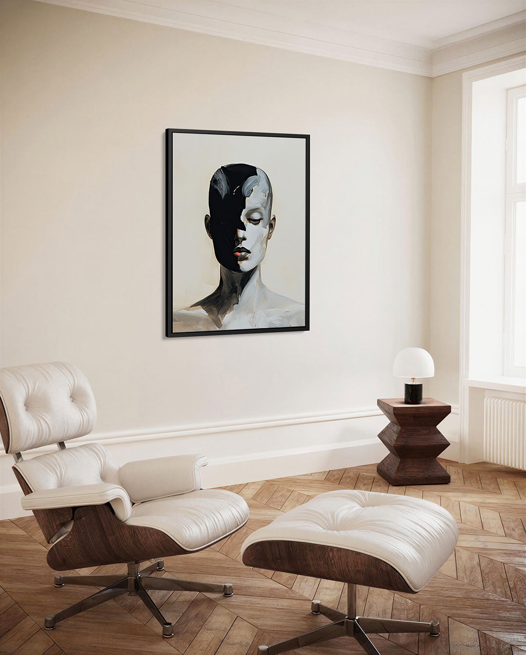 Dualiteit portret Kunstwerk