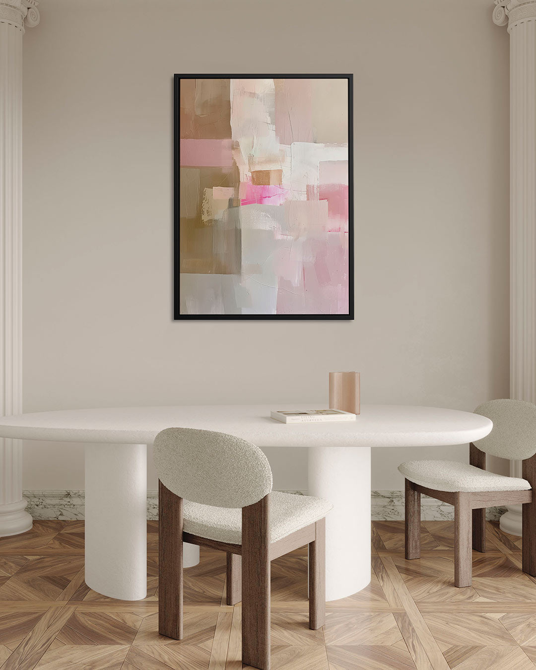 Zachte kleuren harmonie Kunstwerk