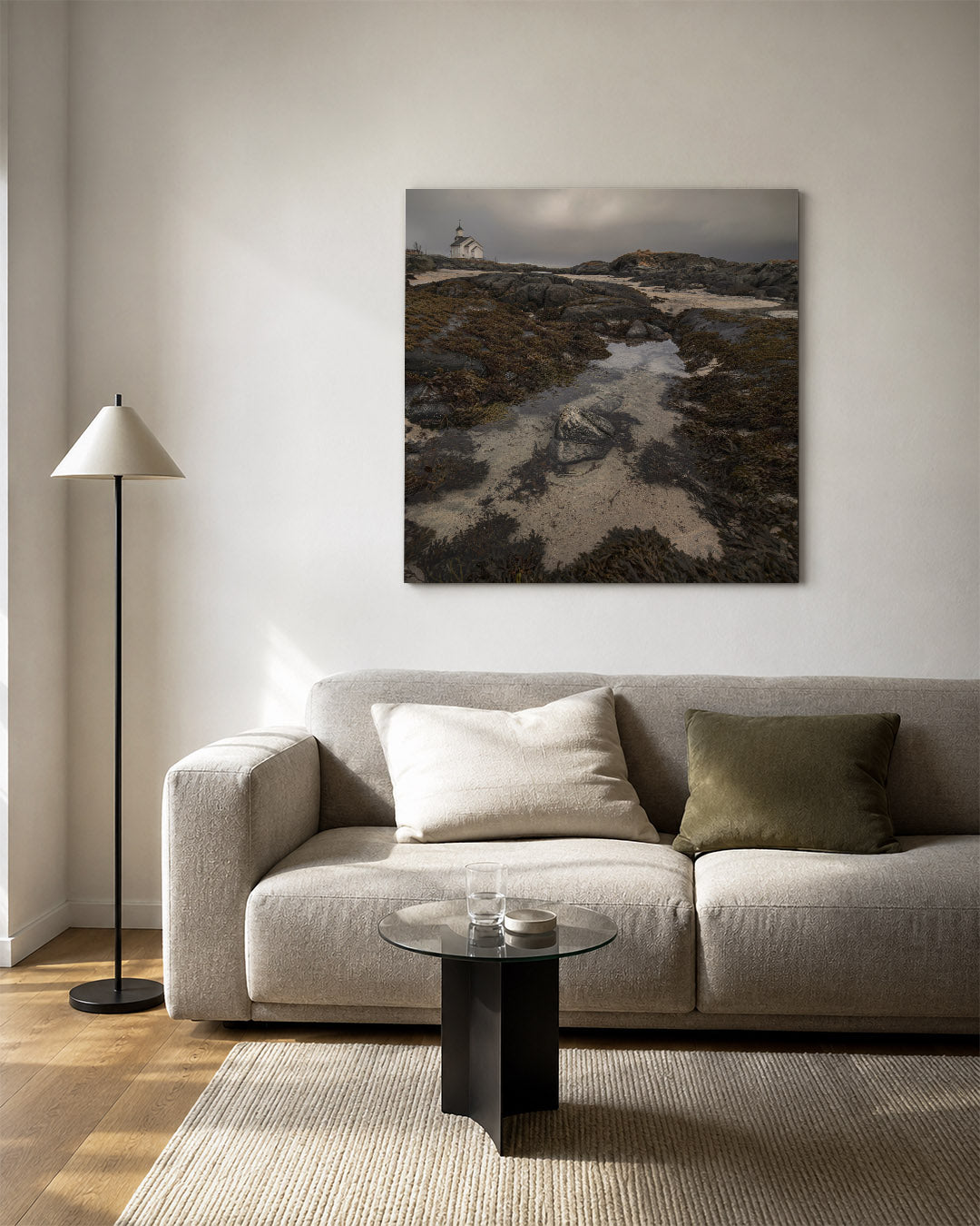 Rustige kustlijn Kunstwerk