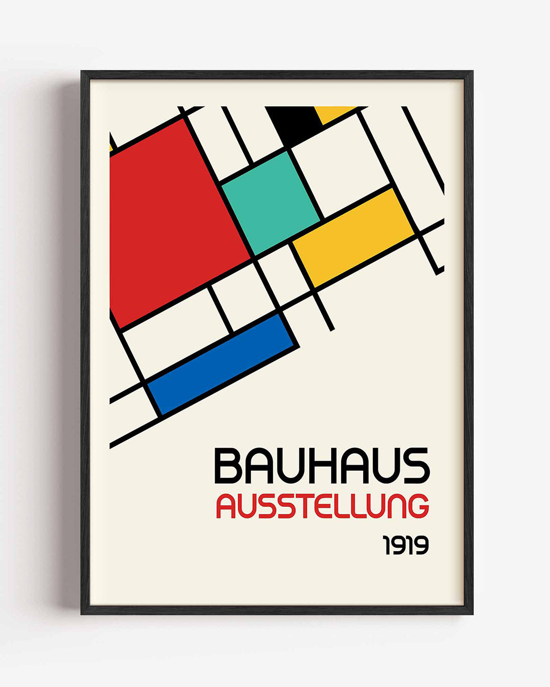 Vorm en kleurvlakken Poster