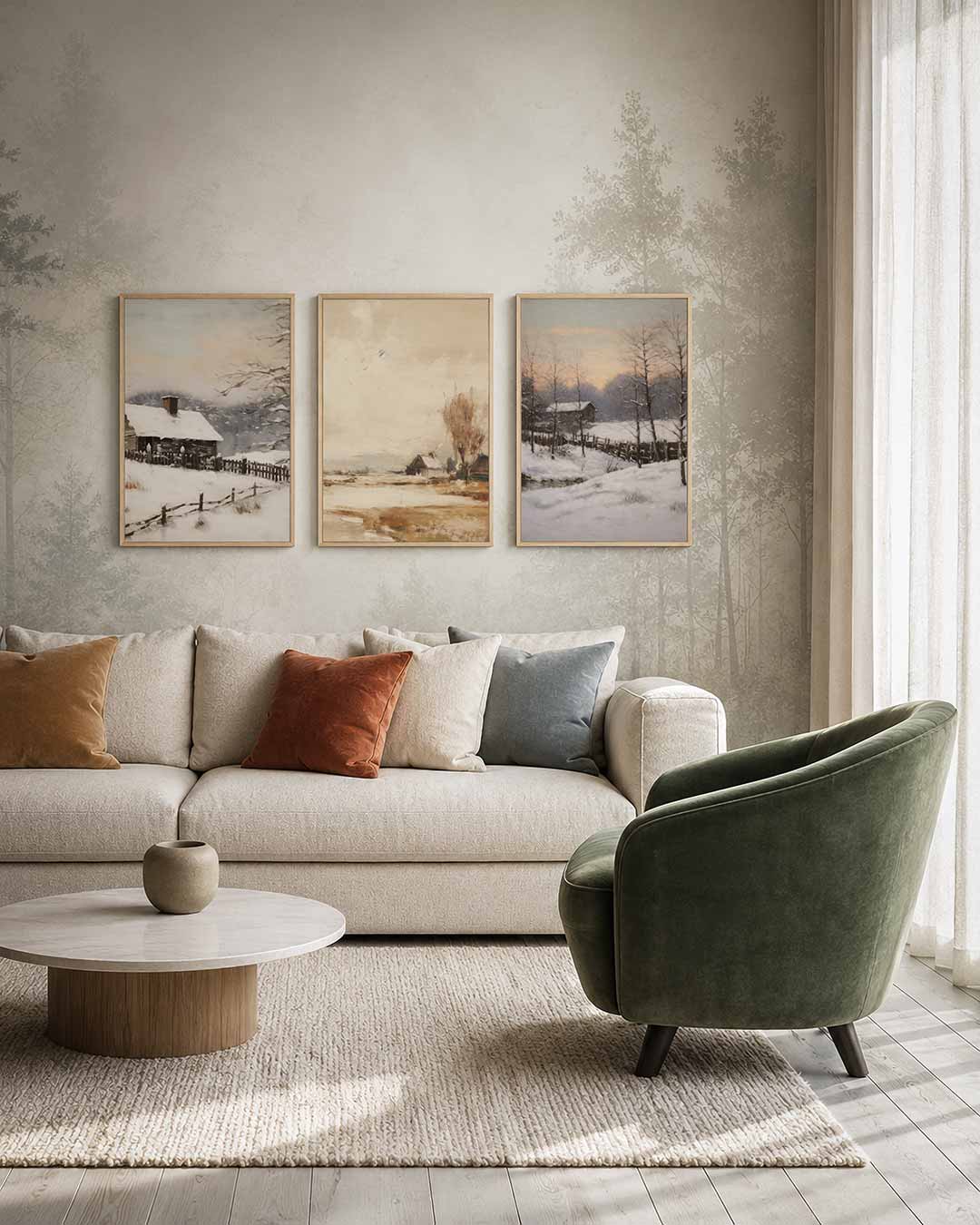 Winterse rust Posterset
