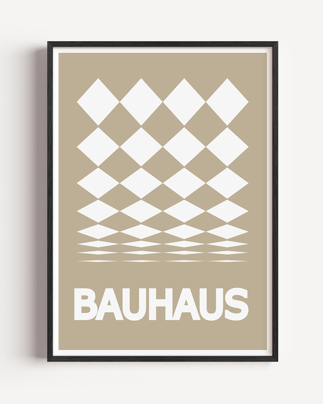 Diamantpatroon perspectief Poster
