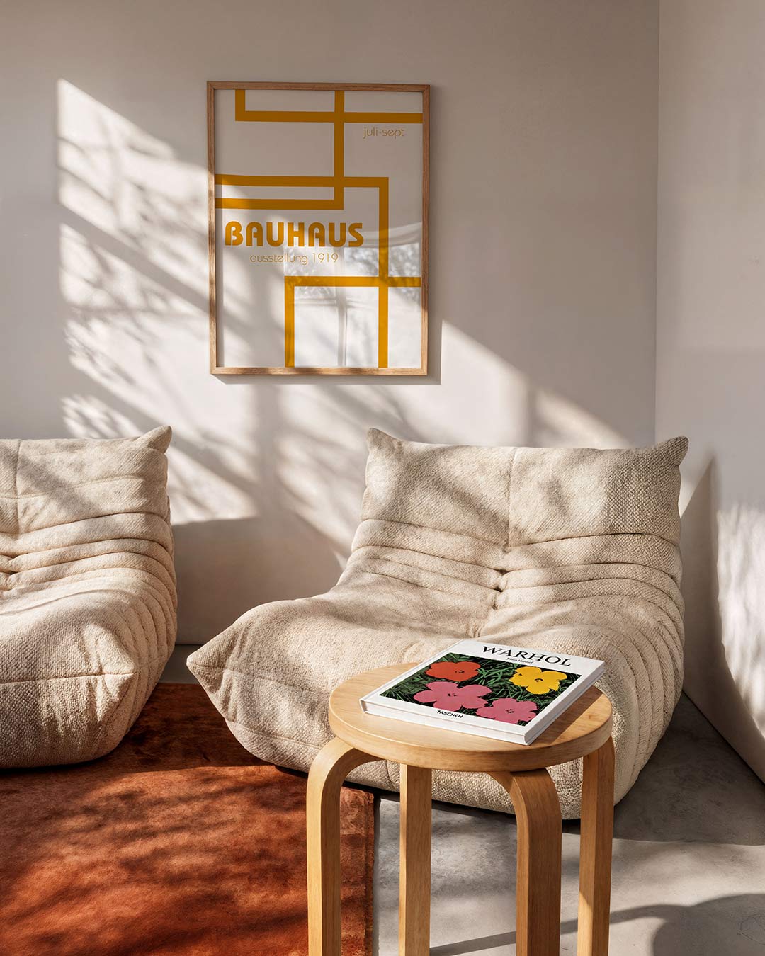 Lijnen en kleurvlakken Poster