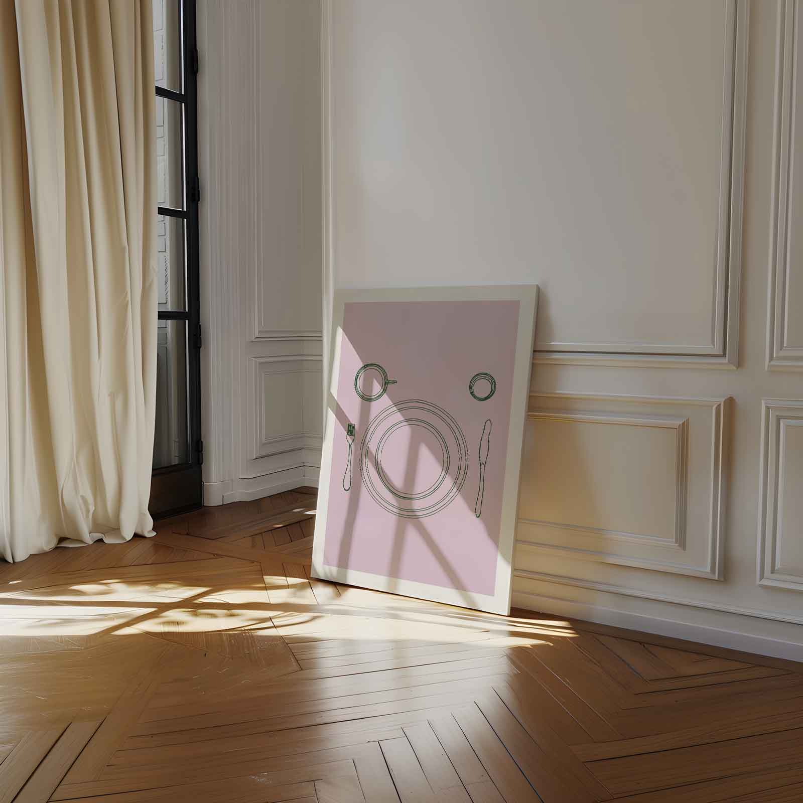 Minimalistisch Tafelschikking Kunstwerk-canvas-dibond-plexiglas-wanddecoratie-WallArtistic