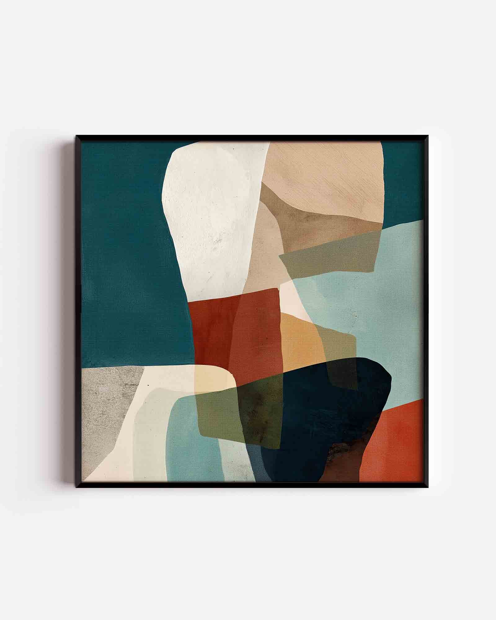Abstracte vormen Poster