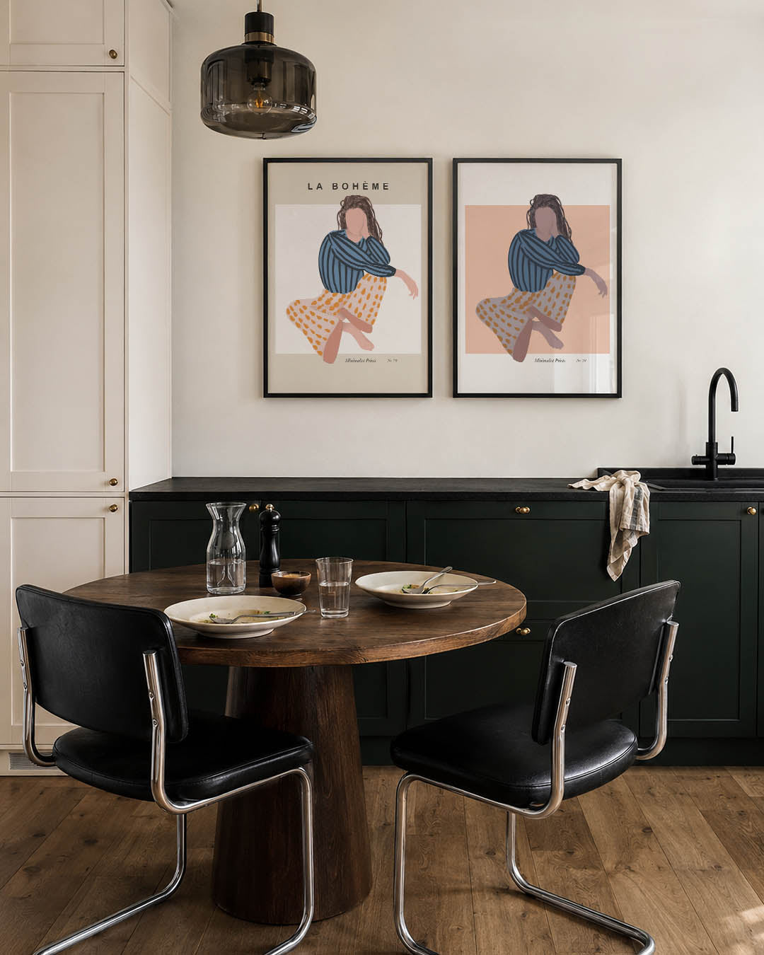 Kleur en lijnenspel Posterset