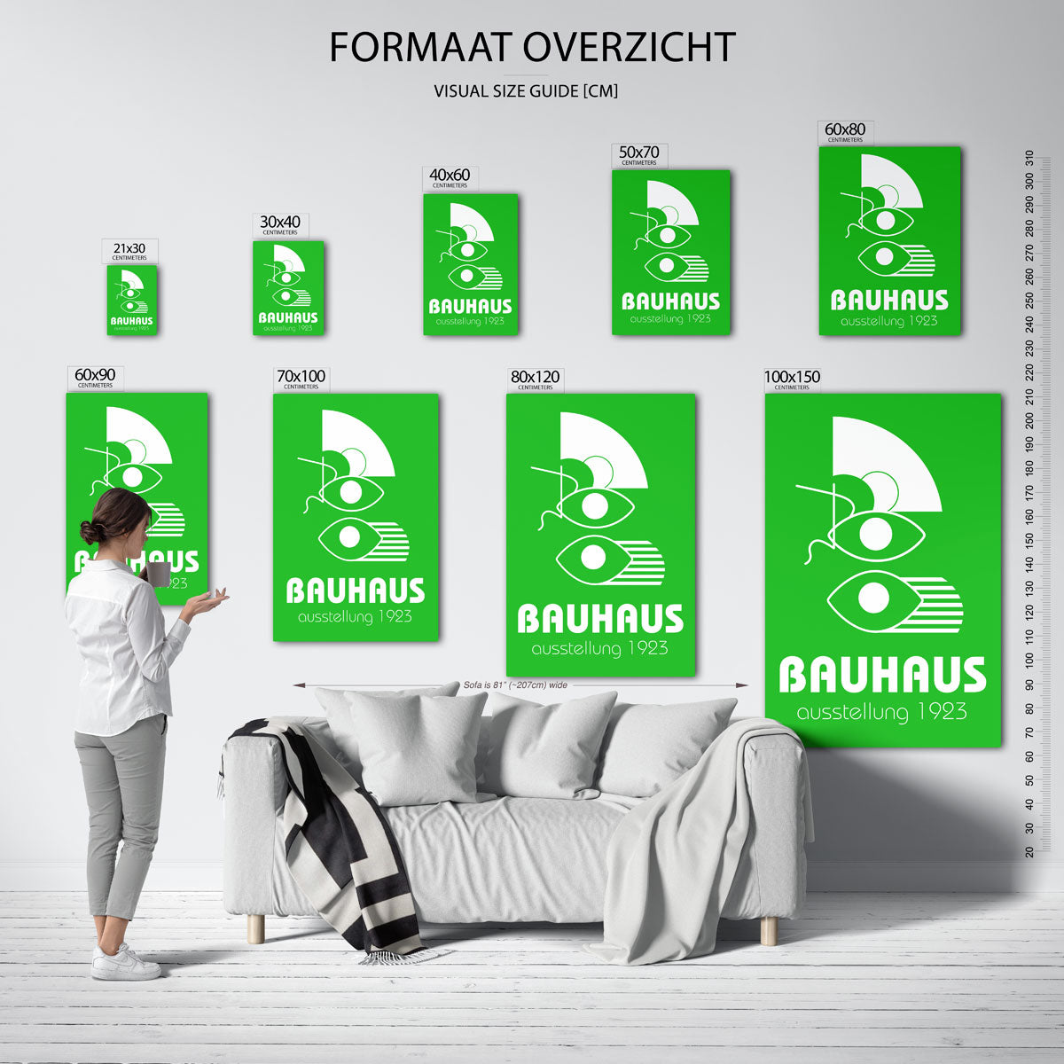 Vormen en lijnen Poster