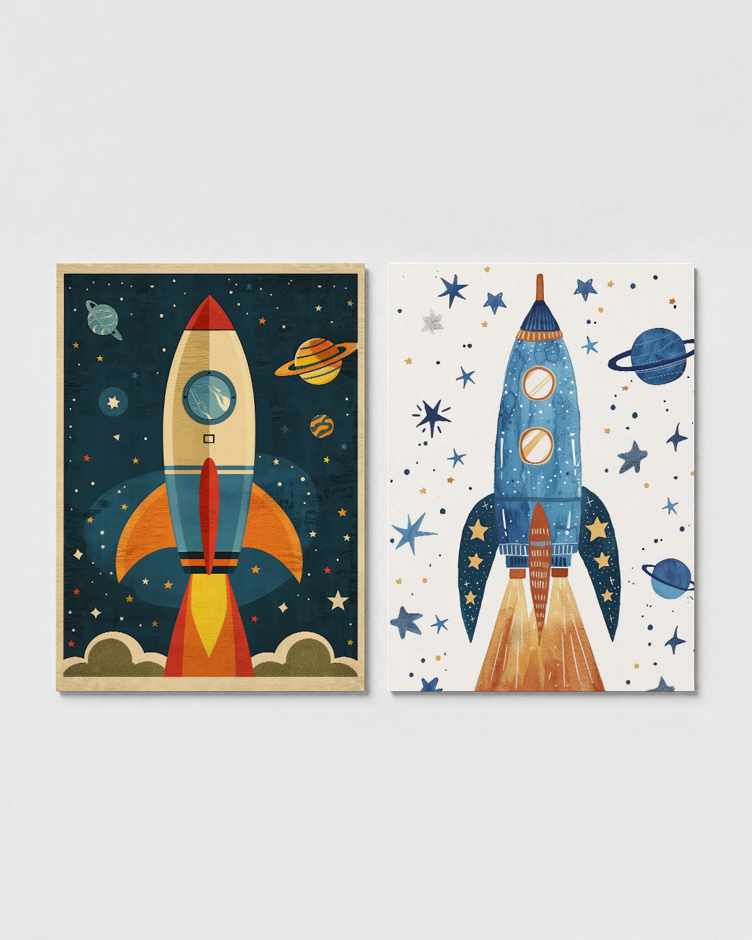 Ruimtevaart en sterren Posterset