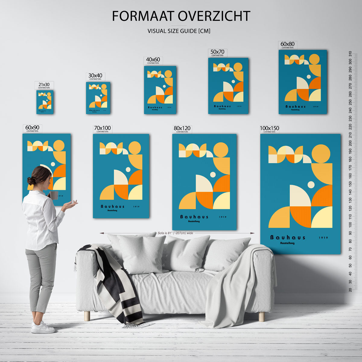 Vorm en kleur Poster