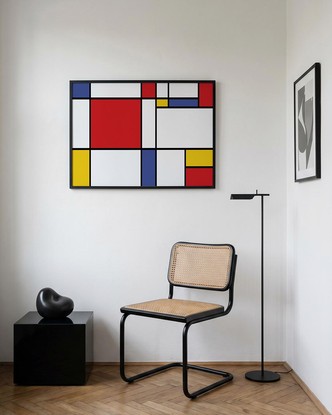 Vlakverdeling en kleur Poster