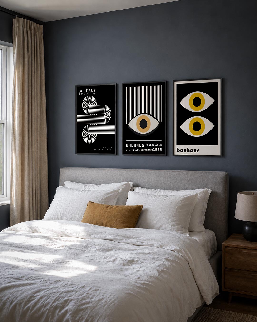 Lijnen en cirkelpatronen Posterset