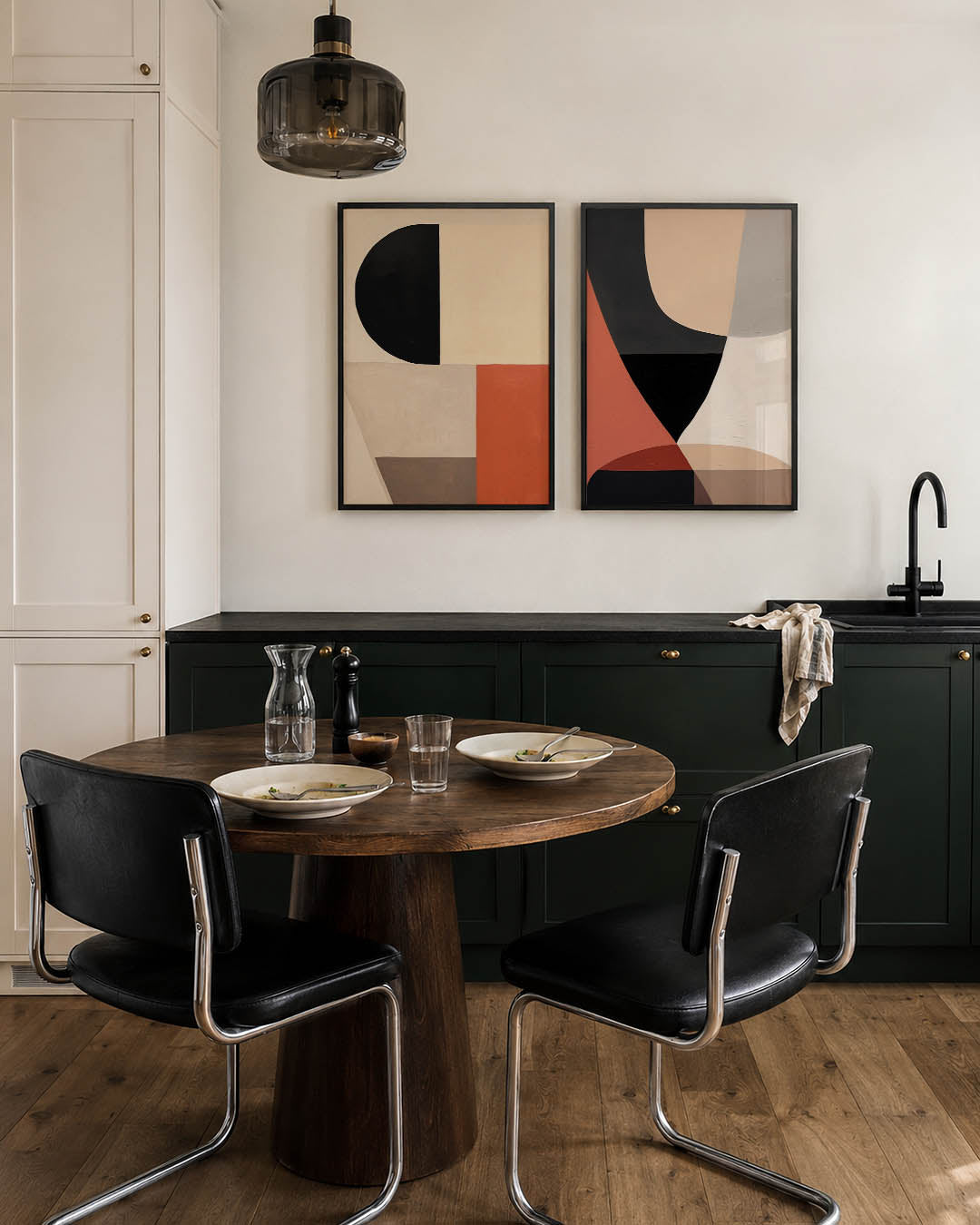 Vorm en kleurenspel Posterset