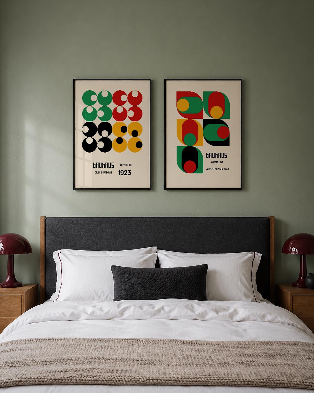 Cirkelritme en kleur Posterset