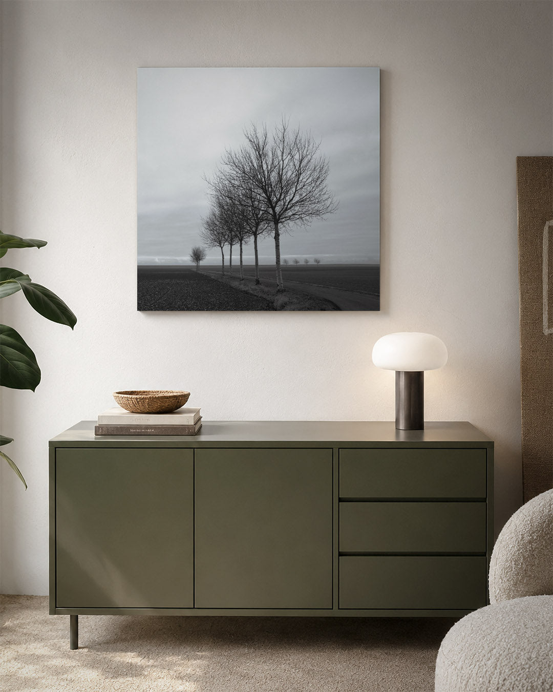 Landschap met bomen Kunstwerk
