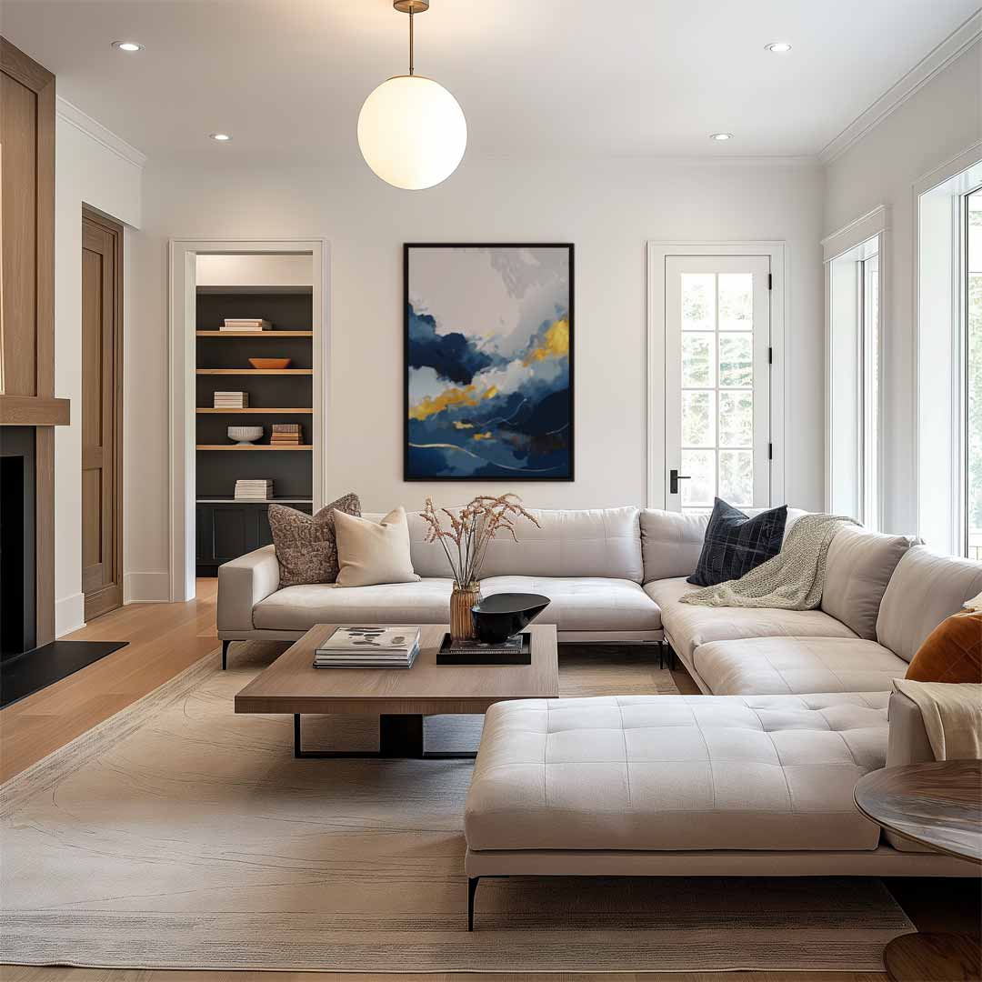 Dromerig Hemellandschap Kunstwerk-canvas-dibond-plexiglas-wanddecoratie-WallArtistic