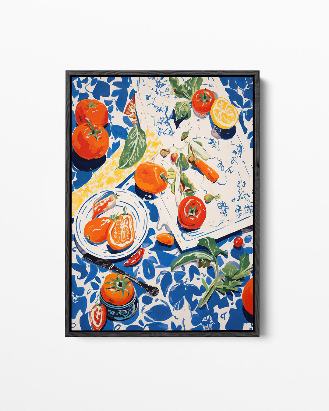 Kleurrijke stilleven compositie Kunstwerk