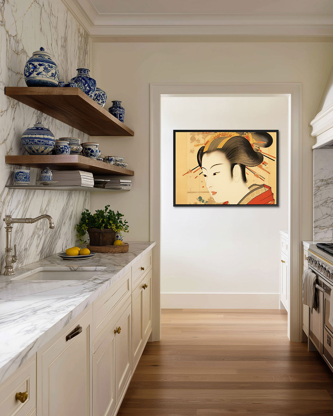 Vrouwelijk portret Kunstwerk