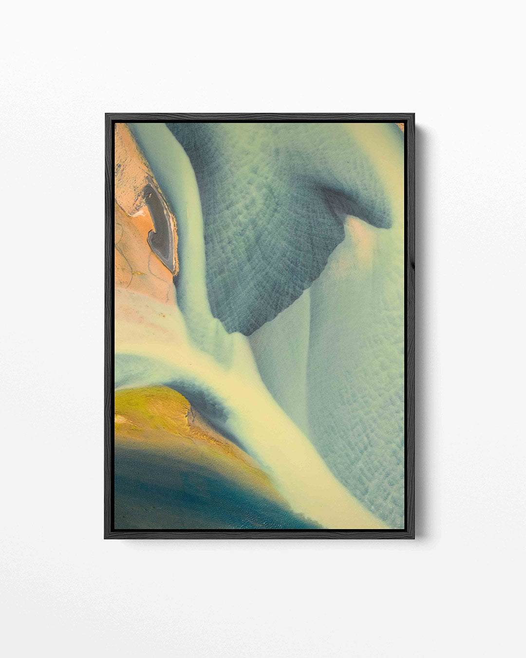 Vloeiende kleurencompositie Kunstwerk
