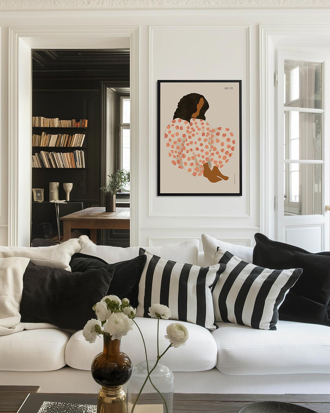 Gestileerde vormen Kunstwerk