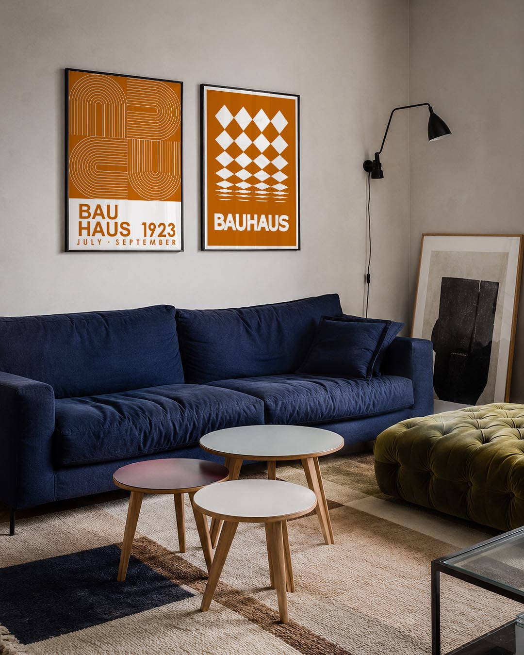 Lijnen en kleurvlakken Posterset