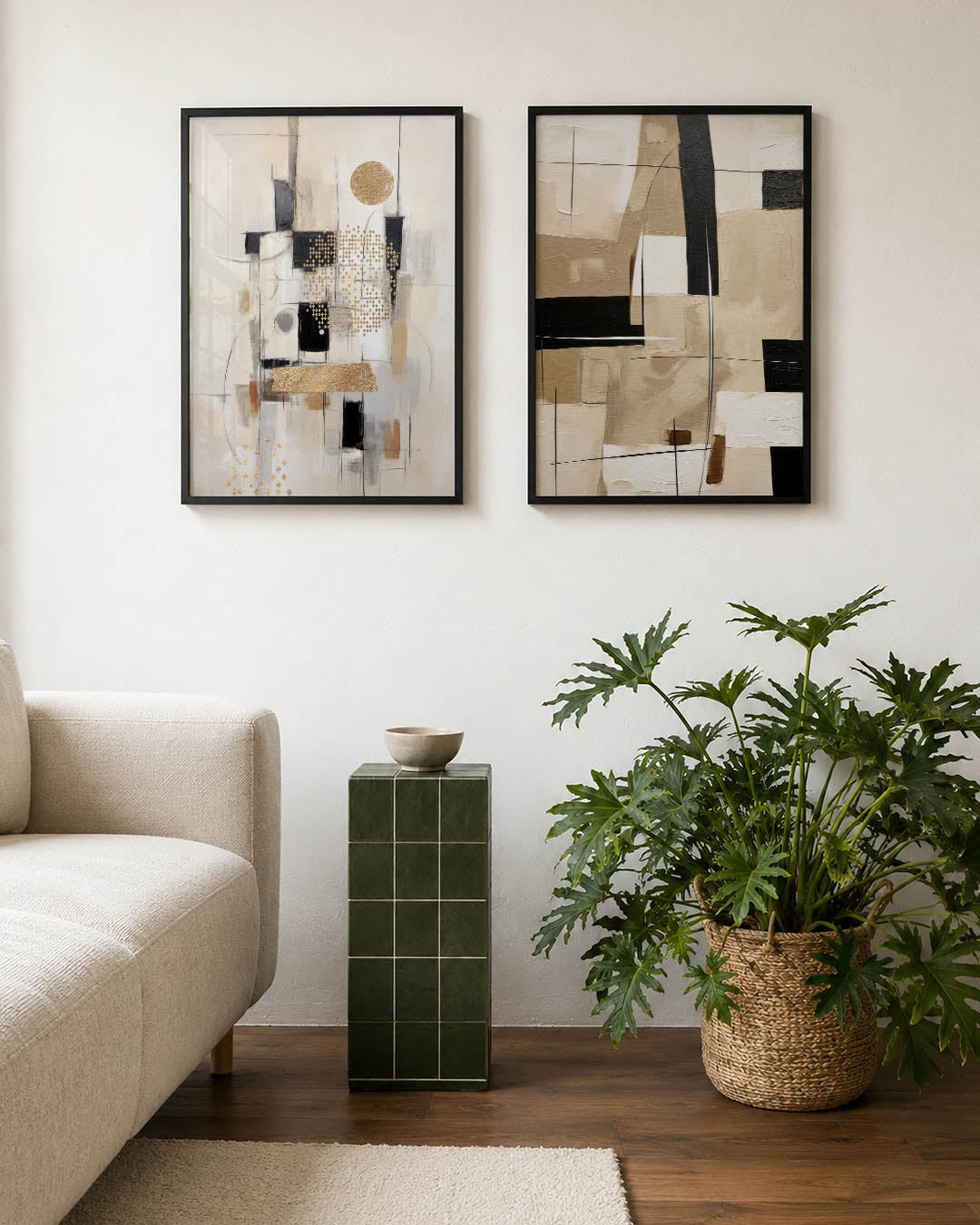 Gouden vormen Posterset