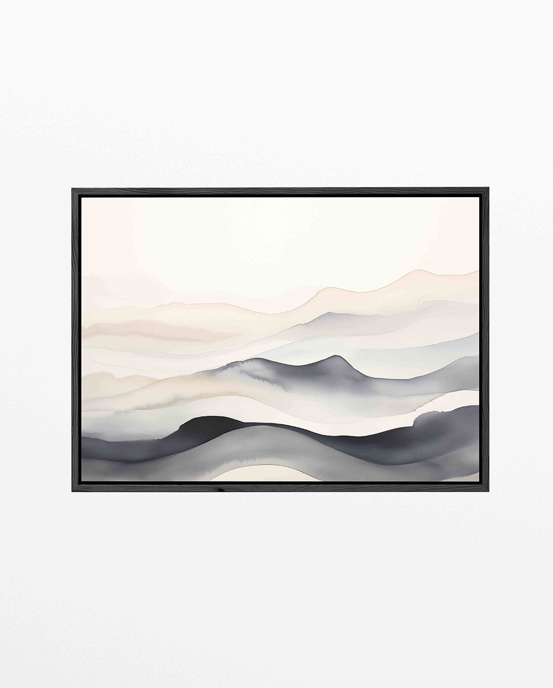 Golvende lijnen landschap Kunstwerk