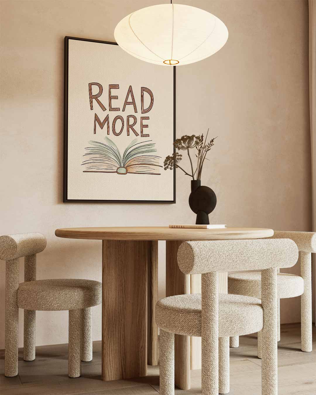 Lees Meer Poster Kunstwerk-canvas-dibond-plexiglas-wanddecoratie-WallArtistic